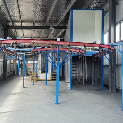 120mm আইসোলেশন মেটাল পাউডার লেপ লাইন সহজ রক্ষণাবেক্ষণ ইউভি প্রতিরোধের