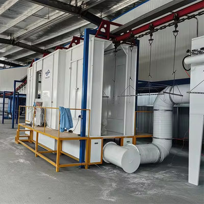 120mm আইসোলেশন মেটাল পাউডার লেপ লাইন সহজ রক্ষণাবেক্ষণ ইউভি প্রতিরোধের