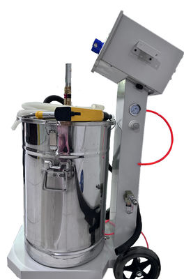ধাতব লেপ কর্মক্ষমতা জন্য 67CM * 47CM * 66CM পাউডার লেপ মেশিন