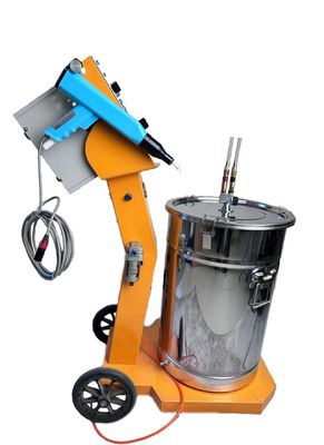 110V/220V স্বয়ংক্রিয় স্প্রে এবং বন্দুক সহ ইস্পাত সাবস্ট্র্যাট পাউডার লেপ বুথ মেশিন