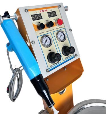 110V/220V স্বয়ংক্রিয় স্প্রে এবং বন্দুক সহ ইস্পাত সাবস্ট্র্যাট পাউডার লেপ বুথ মেশিন