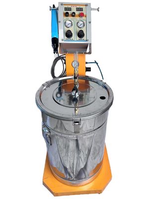 110V/220V স্বয়ংক্রিয় স্প্রে এবং বন্দুক সহ ইস্পাত সাবস্ট্র্যাট পাউডার লেপ বুথ মেশিন