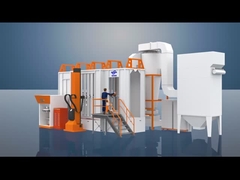 120mm নিরোধক বেধ ইস্পাত স্তর কাস্টম সমাবেশ লাইন পাউডার লেপ মেশিন